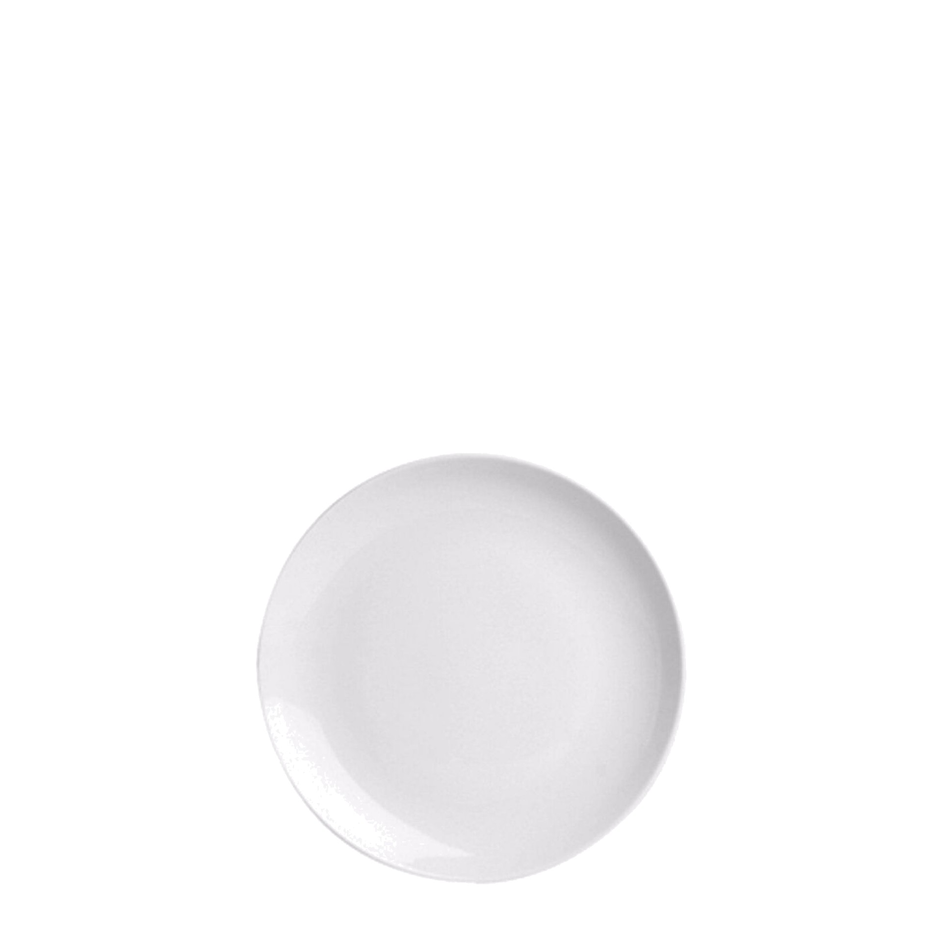 Kuchenteller / Teller klein, APS Porcelain, Basics White- Ø 17 cm
