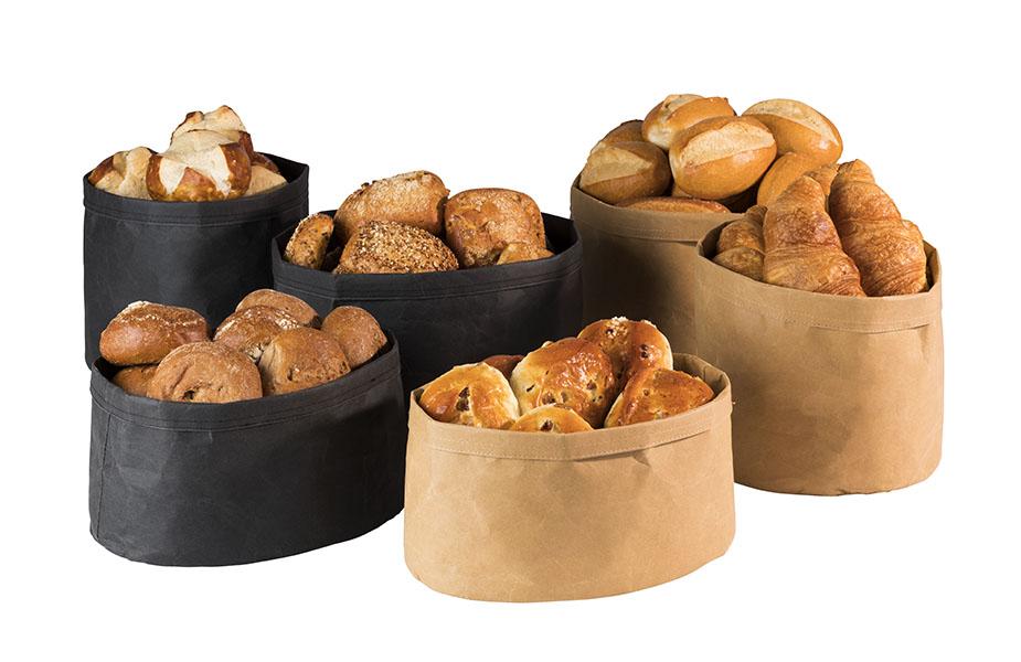 Brottasche rund, APS, Beige - Ø24cm