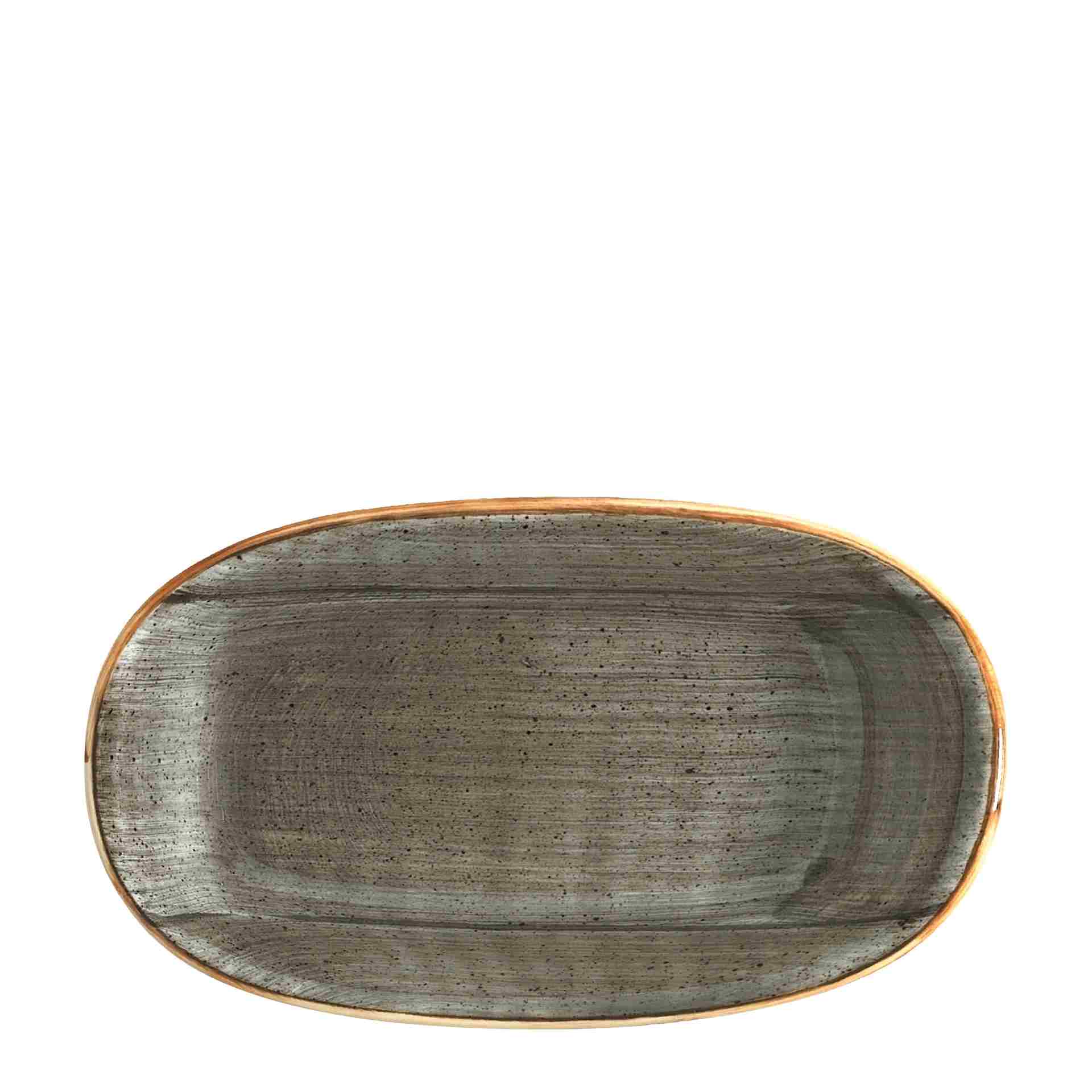 Servierplatte "Gourmet", Bonna, Aura Space, Grau - 34 x 19 cm