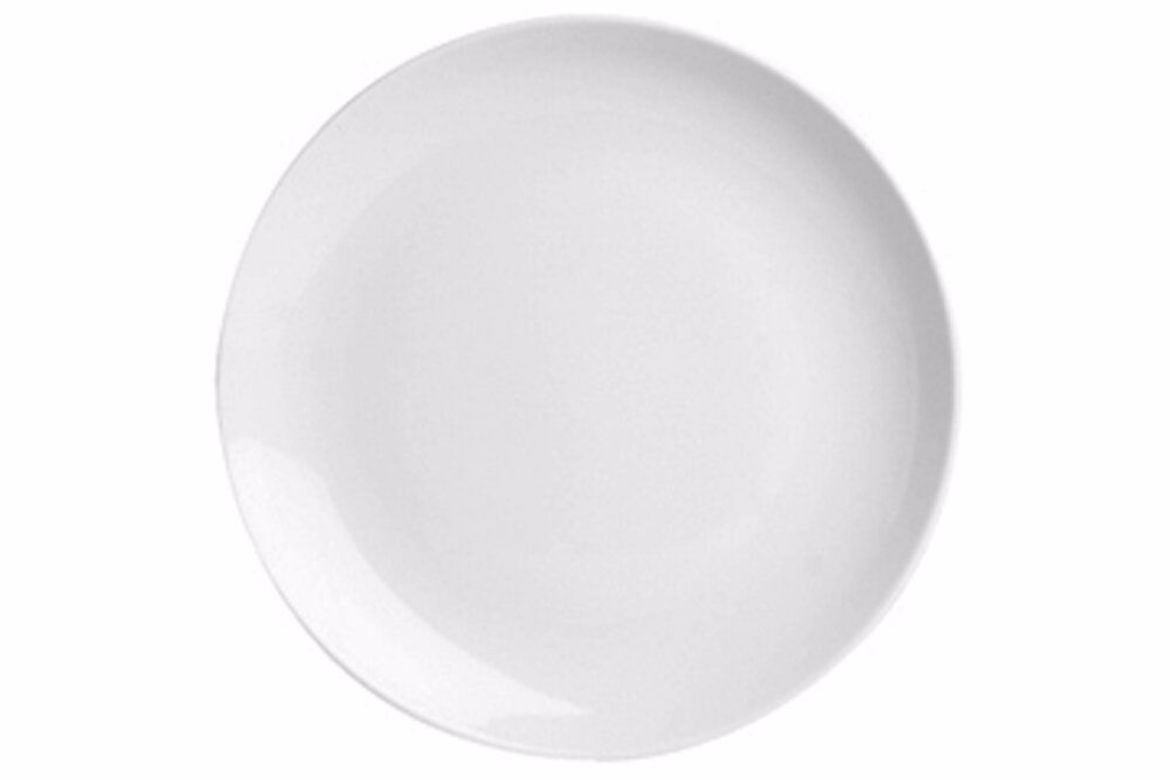 Kuchenteller, APS Porcelain, Basics White - Ø17cm