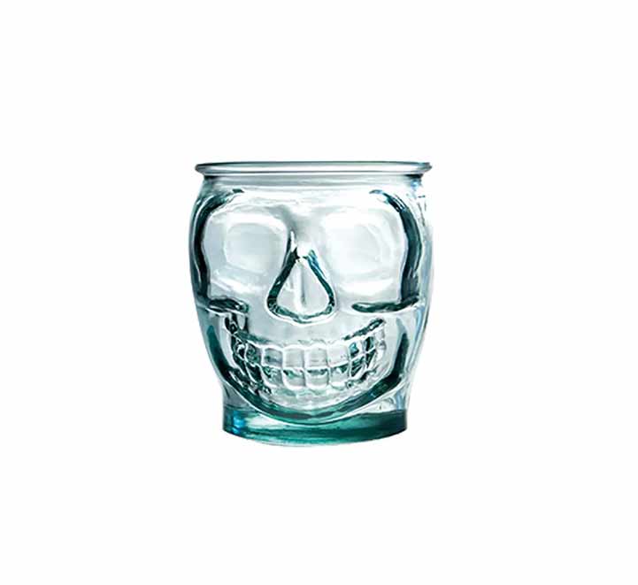 Tiki Tumbler "Totenkopf", Vidrios Reciclados San Miguel - 450 ml