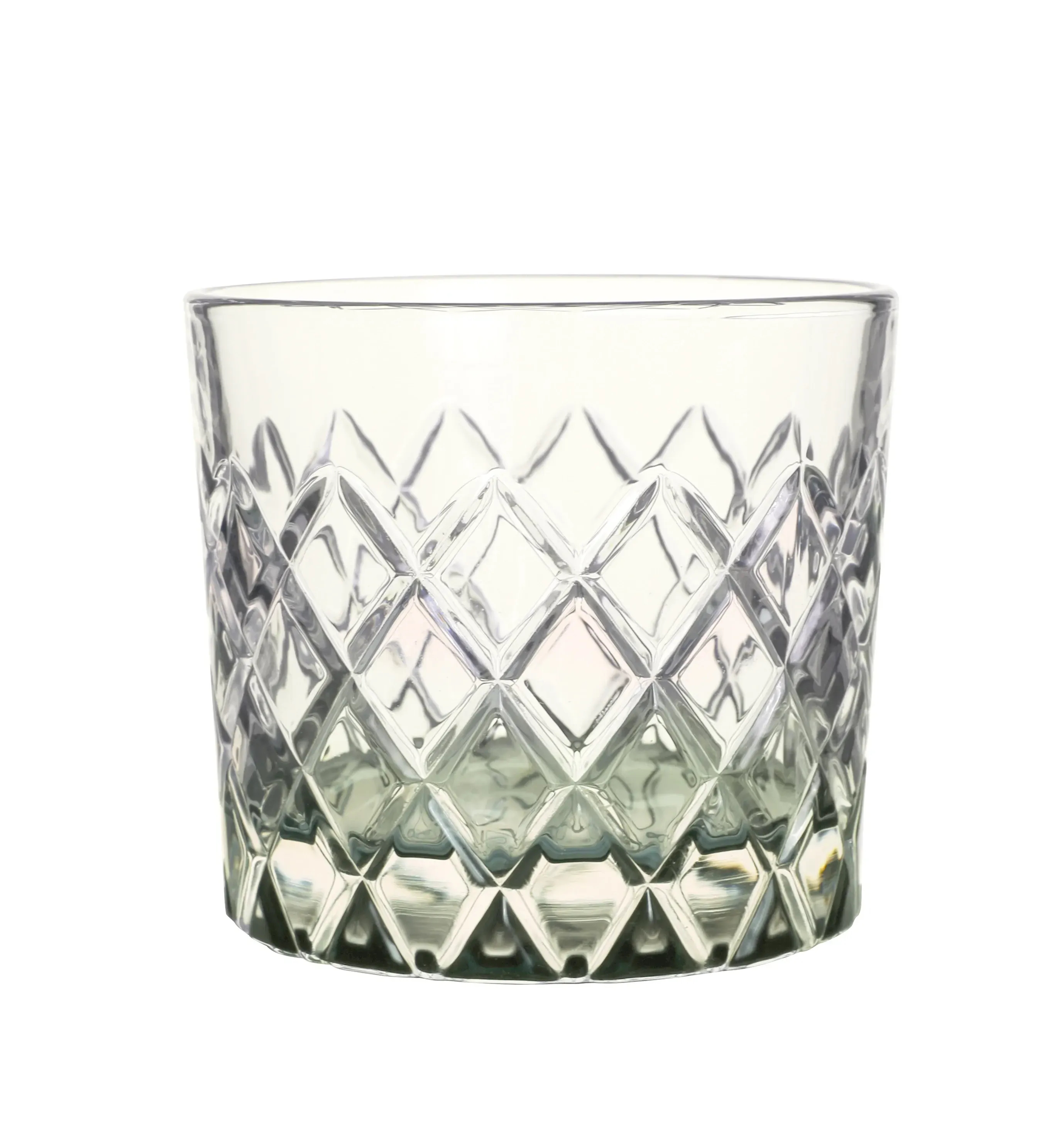 Rocks Glas / Old Fashioned Glas, APS Glass, Healey, Grün - 260 ml