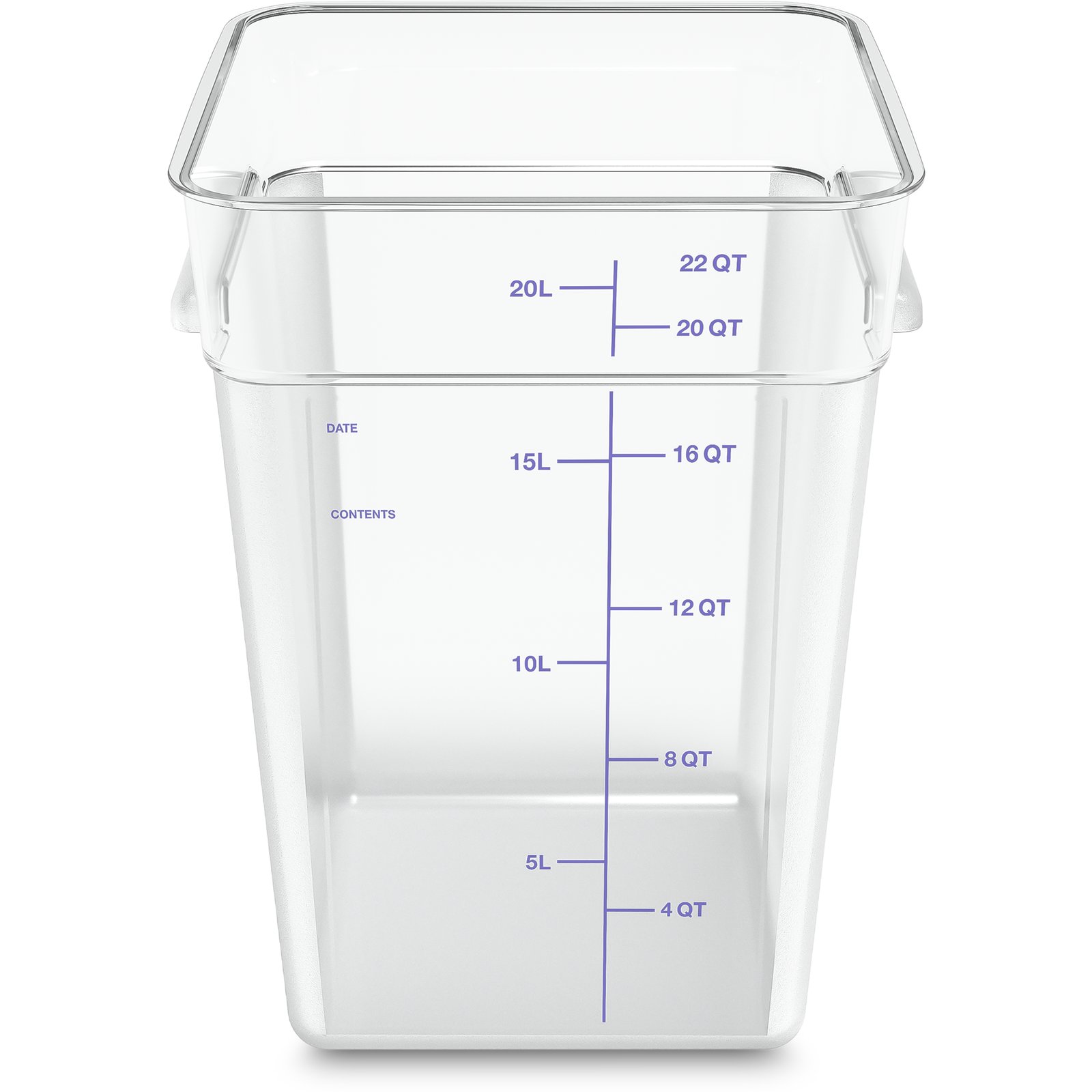 Aufbewahrungsbehälter, Carlisle, StorPlus Skala, Klar - 20 Liter