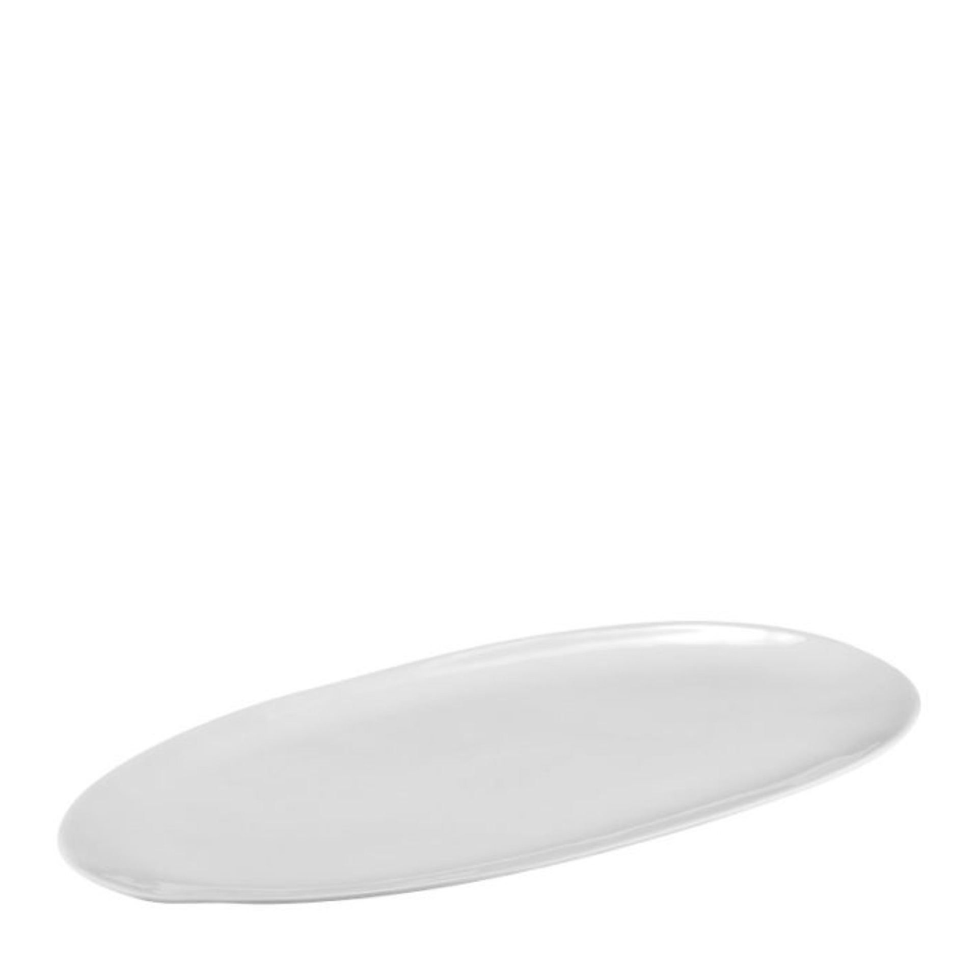 Servierplatte, Le Coq Porcelain, Aphros, Weiß - 43 x 23 cm