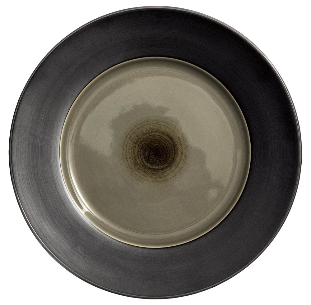 Platzteller, Le Coq Porcelain, EKATE Grau - Ø33,5cm