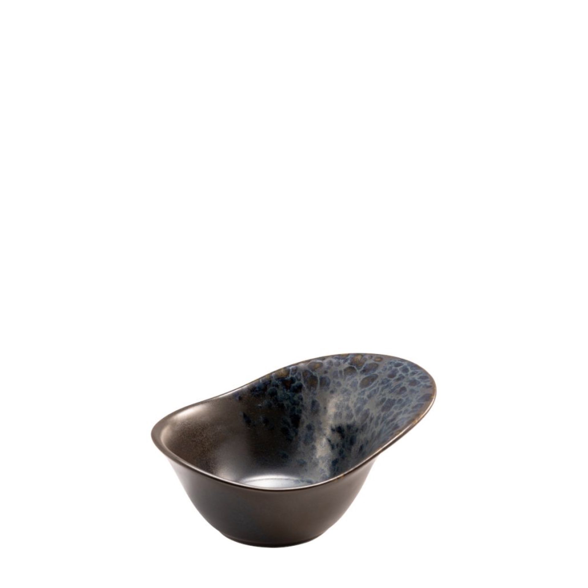 Schale oval, Le Coq Porcelain, Phobos Schwarz - 600 ml