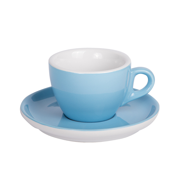 Kaffee Tasse, APS Porcelain, Colored Line, Blau - 160ml