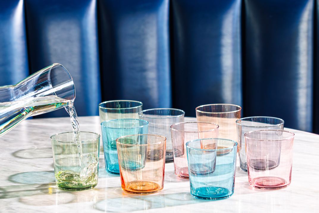 Double Old Fashioned Glas, Onis, Cidra Color, Lila - 390 ml