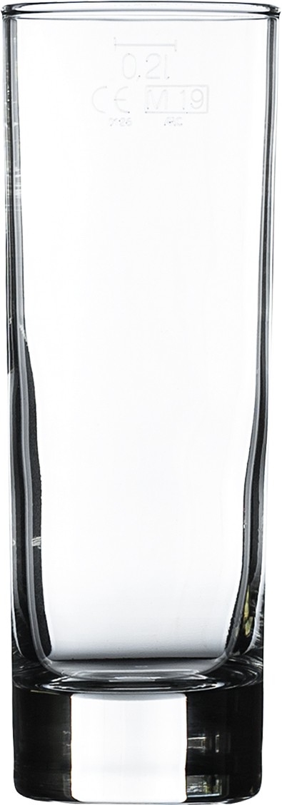 Longdrink, Arcoroc, Islande Tubo FH22 - Eichstrich: 0,2l