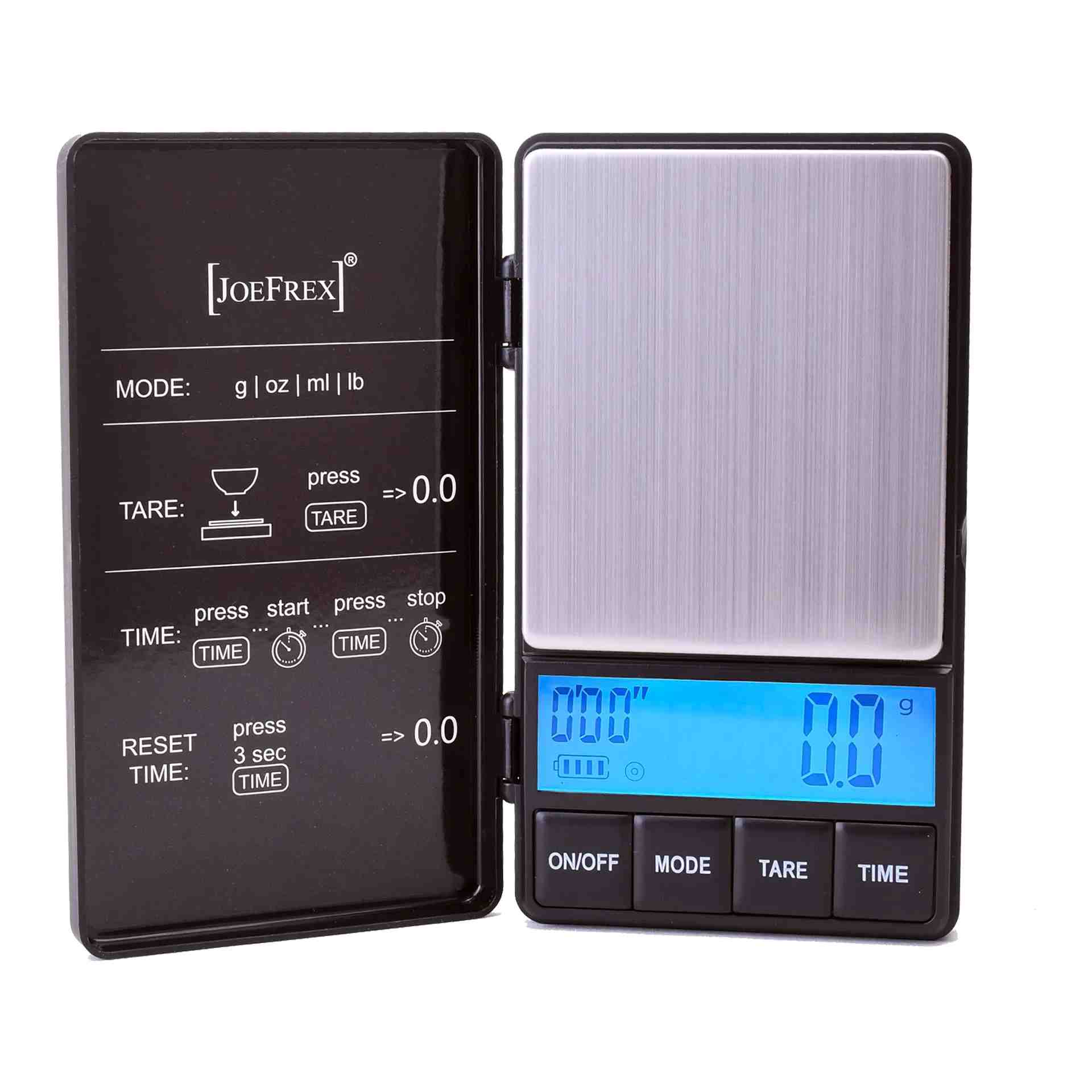 Espresso /Kaffeewaage mit Timer, JoeFrex - Messgenauigkeit: 0,1 g