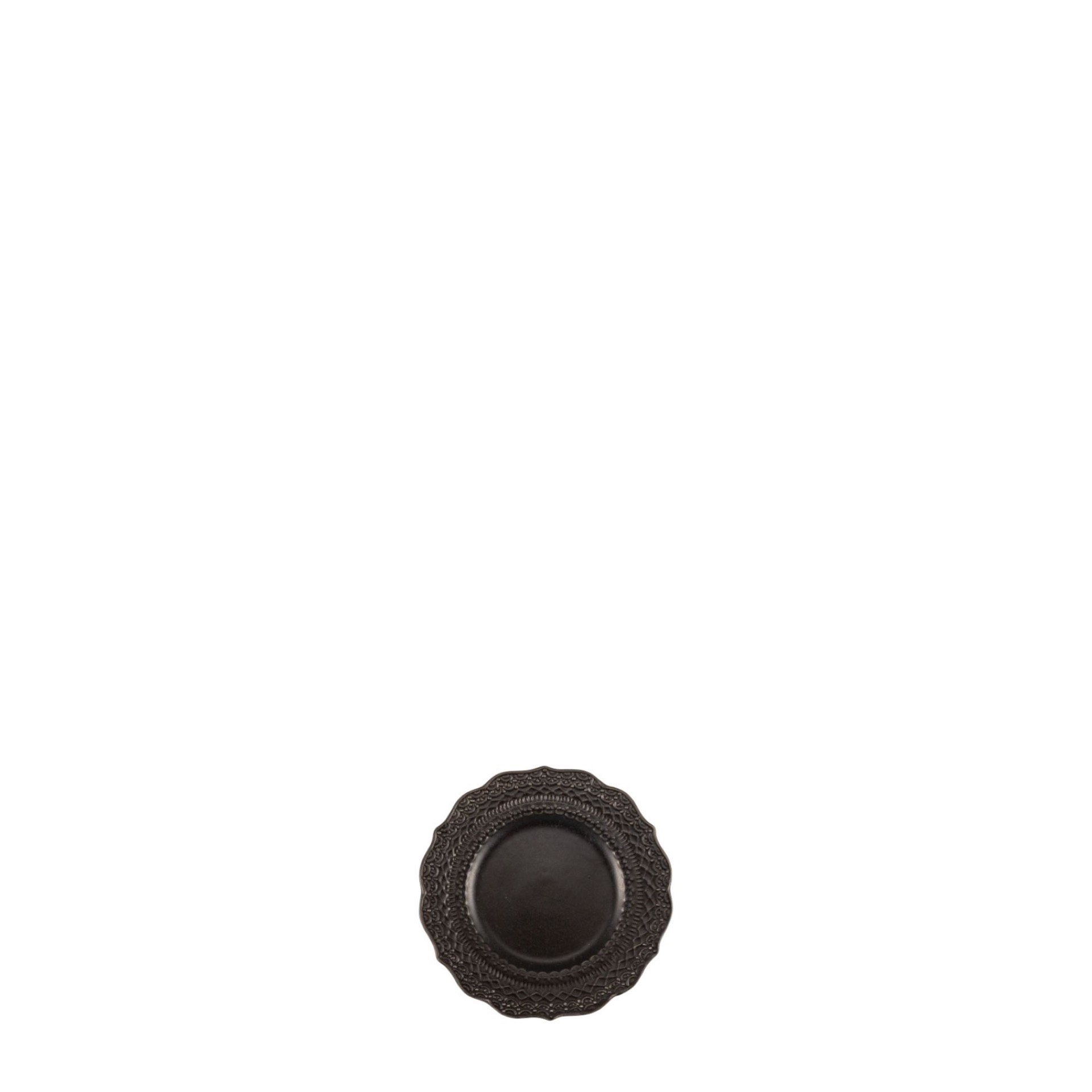 Brotteller, Le Coq, Skalistos, Schwarz - Ø 15 cm | H 2 cm